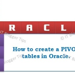 Create a Pivot Table in Oracle