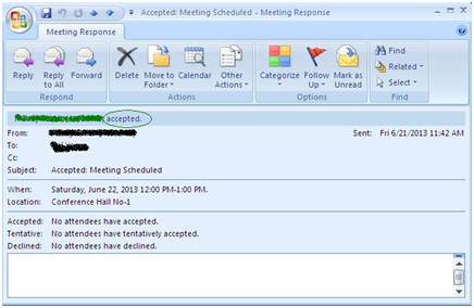 How to Schedule or Reschedule a meeting request in Microsoft Office