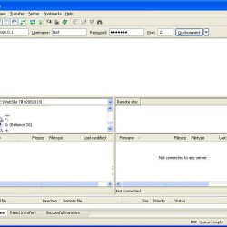 Connect with FileZilla