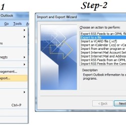 Export Outlook Contacts