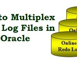 multiplex redo log files