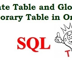 create table