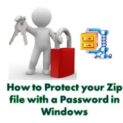 How to Protect your Zip file with a Password in Windows