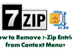 How to Remove 7-Zip Entries from Context Menu