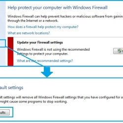 How to Restore Firewall to Default Settings in Win-7