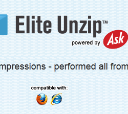 Elite Unzip Toolbar for IE & Firefox