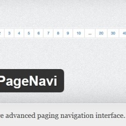 WP-PageNavi WordPress Plugin